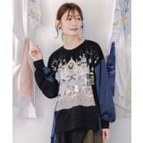 クラシカル動物配色プルオーバー | ScoLar | 詳細画像1 