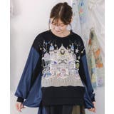 クラシカル動物配色プルオーバー | ScoLar | 詳細画像3 