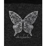 蝶々の異素材切替カーディガン | ScoLar | 詳細画像9 