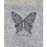 蝶々の異素材切替カーディガン | ScoLar | 詳細画像11 