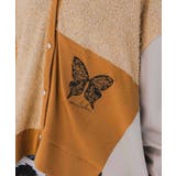 蝶々の異素材切替カーディガン | ScoLar | 詳細画像7 