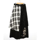 レース×チェック柄 異素材切替パンツ | ScoLar | 詳細画像19 