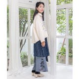 レース×チェック柄 異素材切替パンツ | ScoLar | 詳細画像12 