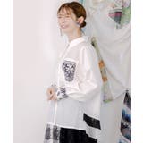 鍵盤柄切替シャツ | ScoLar | 詳細画像10 