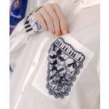 鍵盤柄切替シャツ | ScoLar | 詳細画像14 