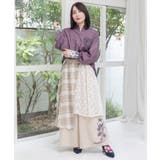 鍵盤柄切替シャツ | ScoLar | 詳細画像1 