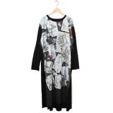 お買い物大好き女子のコラージュ柄ワンピース | ScoLar | 詳細画像12 