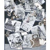 お買い物大好き女子のコラージュ柄ワンピース | ScoLar | 詳細画像14 