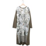 お買い物大好き女子のコラージュ柄ワンピース | ScoLar | 詳細画像15 