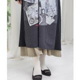 お買い物大好き女子のコラージュ柄ワンピース | ScoLar | 詳細画像11 