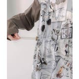 お買い物大好き女子のコラージュ柄ワンピース | ScoLar | 詳細画像5 