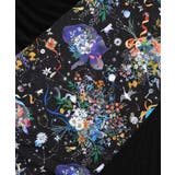 ネコと花の天の川柄 ドロストワンピース | ScoLar | 詳細画像7 