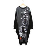 不思議な街柄タック入りワンピース | ScoLar | 詳細画像11 