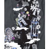 不思議な街柄タック入りワンピース | ScoLar | 詳細画像12 