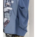 不思議な街柄タック入りワンピース | ScoLar | 詳細画像9 