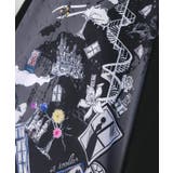 不思議な街柄タック入りワンピース | ScoLar | 詳細画像5 