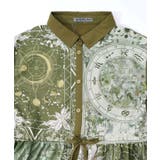 星×タロットコラージュ柄シャツワンピ | ScoLar | 詳細画像13