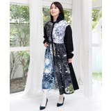 星×タロットコラージュ柄シャツワンピ | ScoLar | 詳細画像3