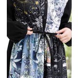 星×タロットコラージュ柄シャツワンピ | ScoLar | 詳細画像9