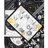 パッチワーク風柄 異素材切替ワンピース | ScoLar | 詳細画像13 