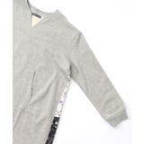 パッチワーク風柄 異素材切替ワンピース | ScoLar | 詳細画像15 