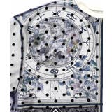 星×タロットコラージュ柄 ドットチュールプルオーバー | ScoLar | 詳細画像13 