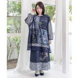 星×タロットコラージュ柄 ドットチュールプルオーバー | ScoLar | 詳細画像1 