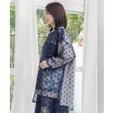 星×タロットコラージュ柄 ドットチュールプルオーバー | ScoLar | 詳細画像5 