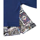 異素材ミックス裏毛アシメプルオーバー | ScoLar | 詳細画像14 