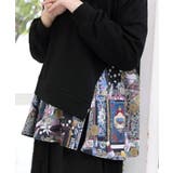 異素材ミックス裏毛アシメプルオーバー | ScoLar | 詳細画像6 