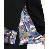 異素材ミックス裏毛アシメプルオーバー | ScoLar | 詳細画像7 