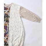 異素材ミックス裏毛アシメワンピース | ScoLar | 詳細画像13 