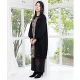 異素材ミックス裏毛アシメワンピース | ScoLar | 詳細画像2 