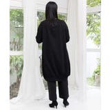 異素材ミックス裏毛アシメワンピース | ScoLar | 詳細画像3 