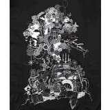 ツリーハウス柄裏毛×裾ドロストワンピース | ScoLar | 詳細画像10