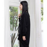 ツリーハウス柄裏毛×裾ドロストワンピース | ScoLar | 詳細画像4