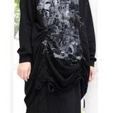 ツリーハウス柄裏毛×裾ドロストワンピース | ScoLar | 詳細画像8