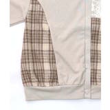 裏毛×起毛レース×チェックの異素材切替カーデ | ScoLar | 詳細画像13 