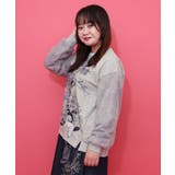 フリンジシフォン切替裏毛プルオーバー | ScoLar | 詳細画像2 