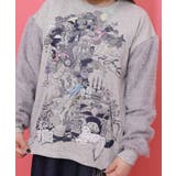 フリンジシフォン切替裏毛プルオーバー | ScoLar | 詳細画像6 