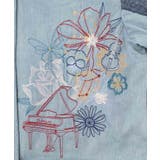 花蝶刺繍デニム×プードルボア 切替ジャケット | ScoLar | 詳細画像12 