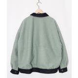 花蝶刺繍デニム×プードルボア 切替ジャケット | ScoLar | 詳細画像13 