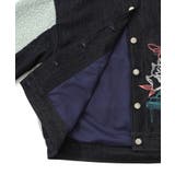 花蝶刺繍デニム×プードルボア 切替ジャケット | ScoLar | 詳細画像19 