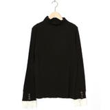 起毛テレコ×レース袖 ニットロンT | ScoLar | 詳細画像8 