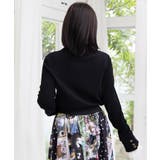 起毛テレコ×レース袖 ニットロンT | ScoLar | 詳細画像3 