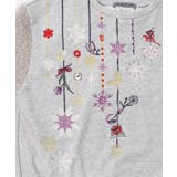 雪の結晶ガーランド刺繍裏毛×ラメフェザーニット | ScoLar | 詳細画像18