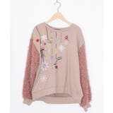 雪の結晶ガーランド刺繍裏毛×ラメフェザーニット | ScoLar | 詳細画像21