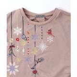 雪の結晶ガーランド刺繍裏毛×ラメフェザーニット | ScoLar | 詳細画像23