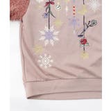 雪の結晶ガーランド刺繍裏毛×ラメフェザーニット | ScoLar | 詳細画像25