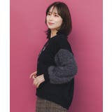 雪の結晶ガーランド刺繍裏毛×ラメフェザーニット | ScoLar | 詳細画像3